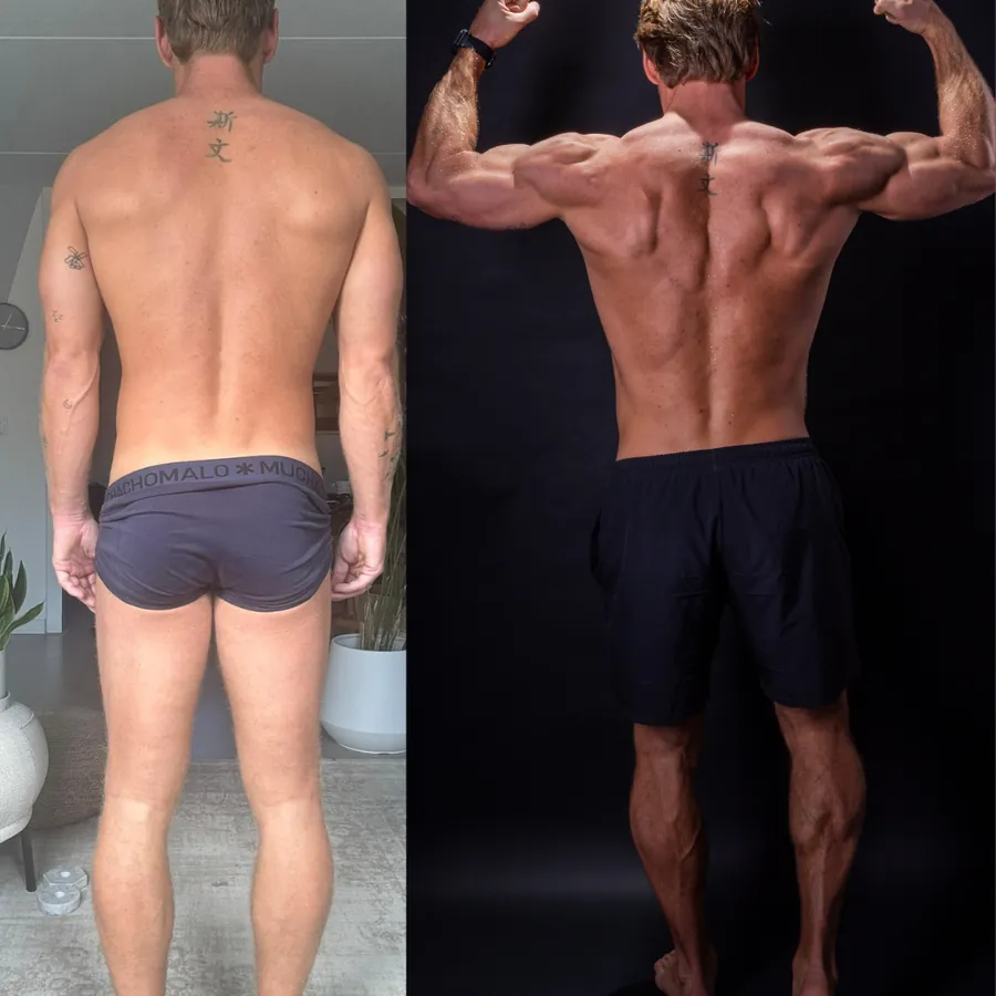 Voor en na van een Elite Fit klant