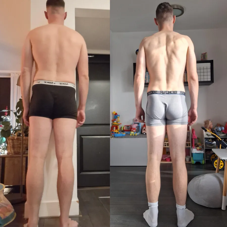 Voor en na van een Elite Fit klant